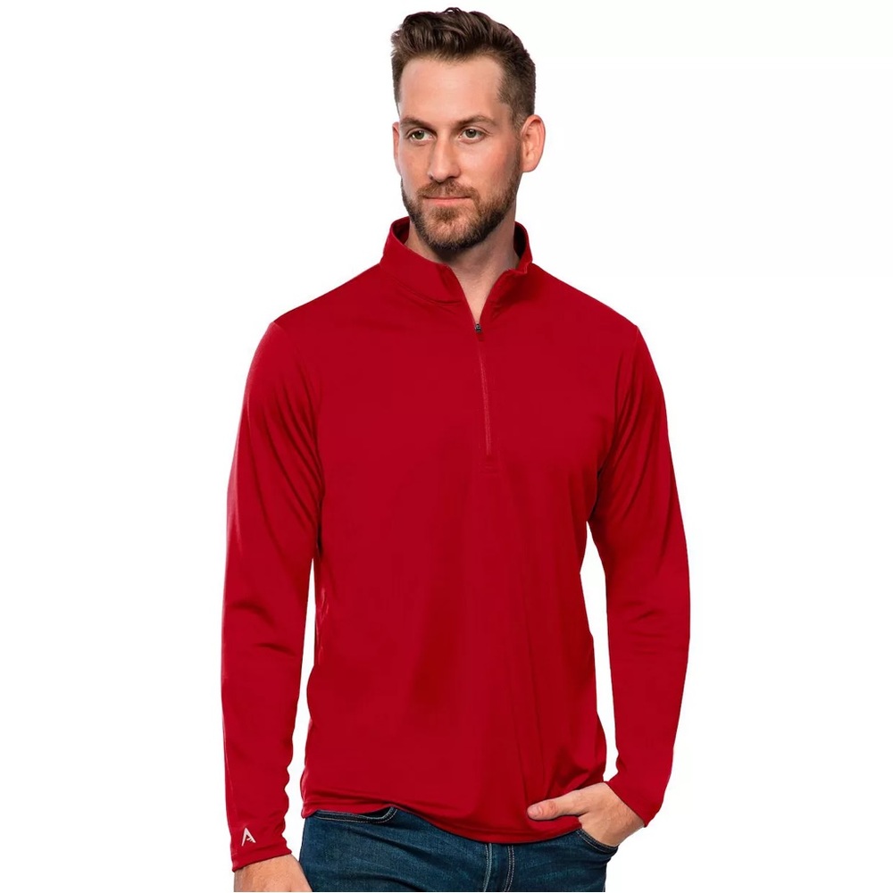Red Men’s Athletic Pullover